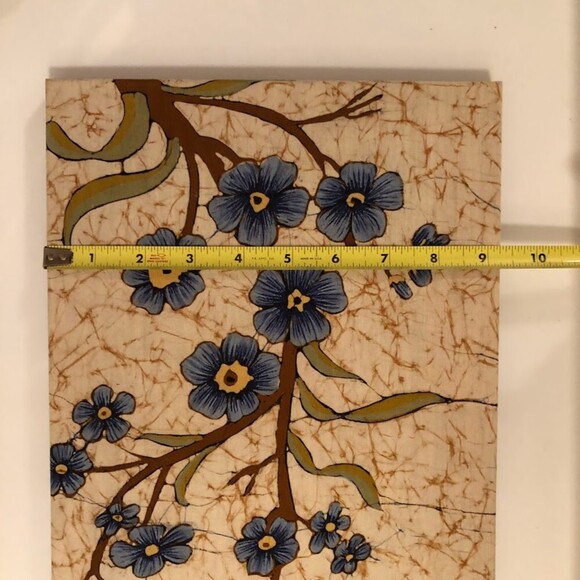 Vintage Midcentury Modern Screen Print Wall Hanging Art Floral Theme Bravo Print - Picture 8 of 9